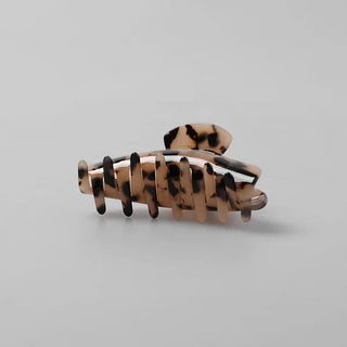 Leopard Half Circle Hair Clip