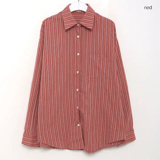 Striped collar shirt