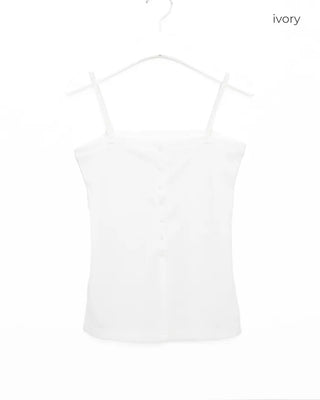 Button Rib Bustier
