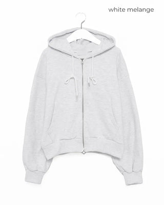 Hooded double zip-up