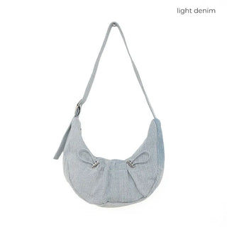 Shirring Half Circle Bag