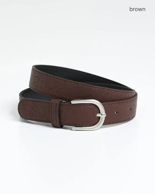 Antique round buckle belt