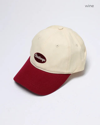Two-tone lettering cap