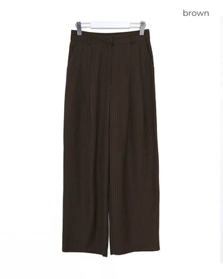Colin striped slacks
