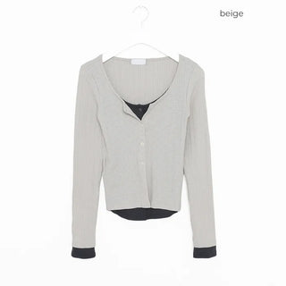 Ribbed Cardigan
