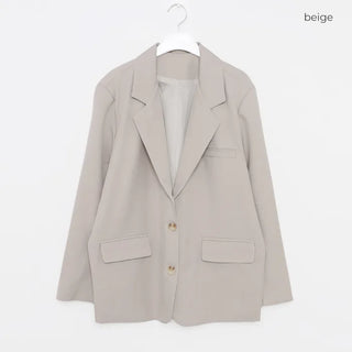Flap pocket oversized jacket