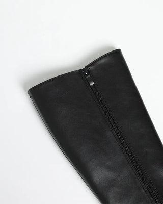 Leather long boots