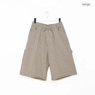 Checked Carpenter Half Pants