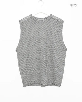Crochet Round Knit Vest
