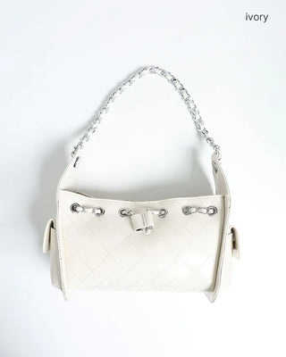 Square chain shoulder bag