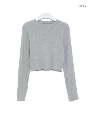 Crop Long Sleeve T-Shirt