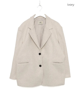 Oversized wool jacket