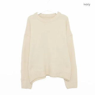 Loose-fit round knit