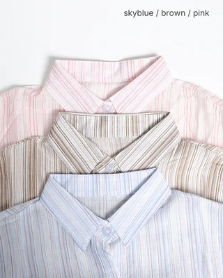 Random Stripe Long Sleeve Shirt