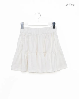 Mini tiered skirt