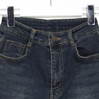 Stretch denim skinny pants