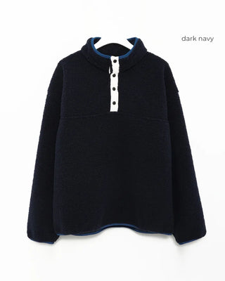 Warm Button Fleece Anorak