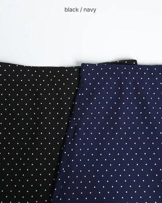 Polka Dot Chiffon Long Skirt