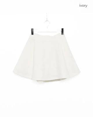 Flared mini skirt