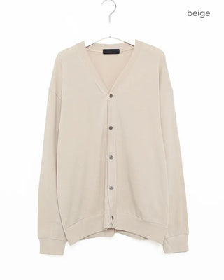 V-neck knit cardigan