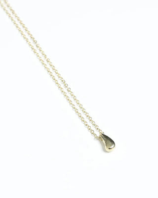 Drop motif necklace