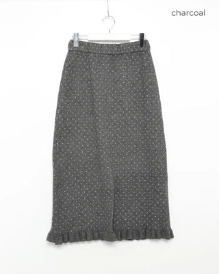 Polka Dot Frill Point Skirt
