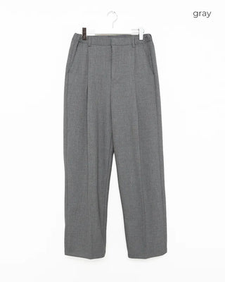 Long wide back banding slacks