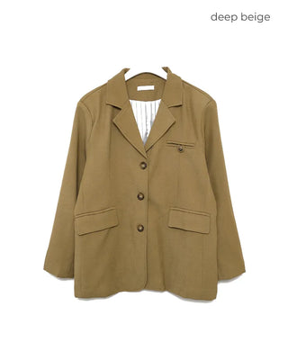 Button-flap pocket point jacket