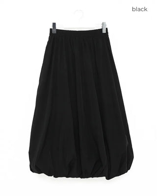 Balloon Fit Long Skirt