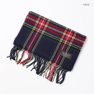 Holiday check scarf