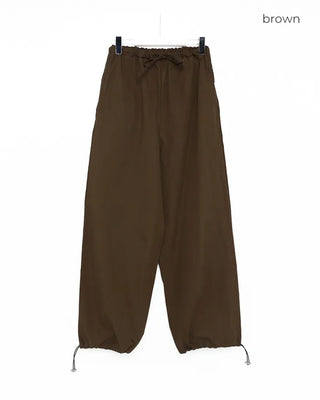 String cotton pants