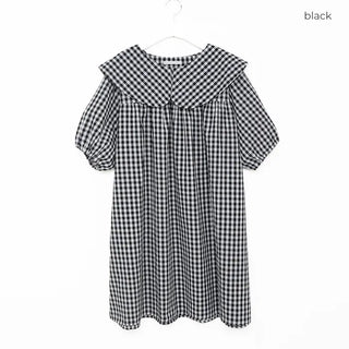 Color checkered mini dress