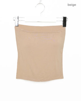 Cropped Slim Tube Bra Top