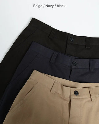 Pocket wide chino pants