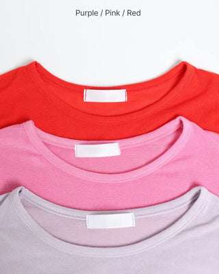 Colorful Tencel T-shirt
