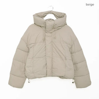 Cropped hooded jacket