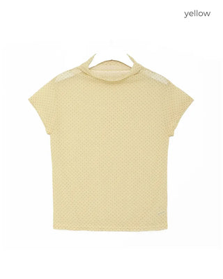 Polka Dot See-Through T-Shirt