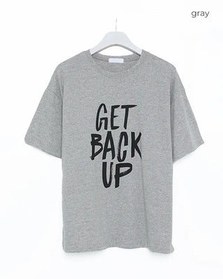 Lettering Oversized T-Shirt