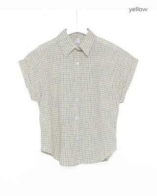 Graph check half-sleeve shirt