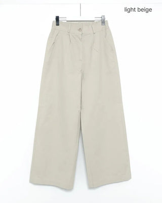 Pintuck Cotton Pants