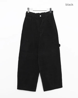 (Unisex) 2-Way Corduroy Carpenter Pants