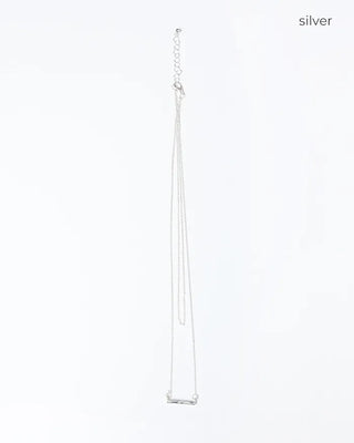Bar pendant necklace