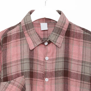 Pink checkered shirt