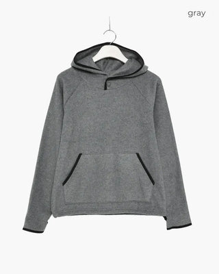 Two-tone point fleece hoodie