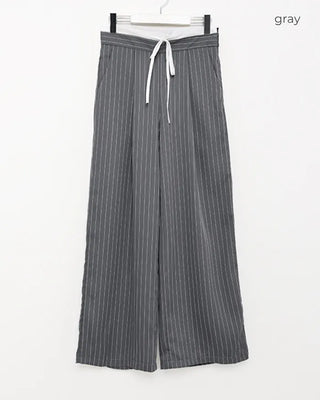 Two-tone striped slacks