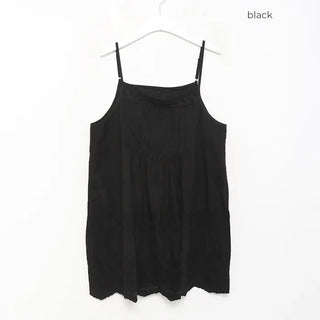 Flower punching camisole mini dress