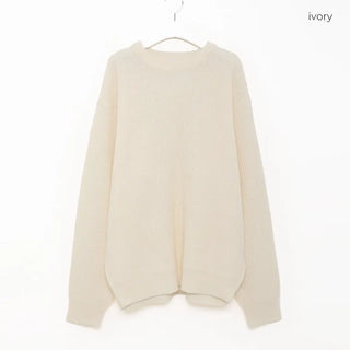 Oversized round knit