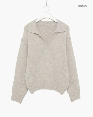 Johnny Collar Knit