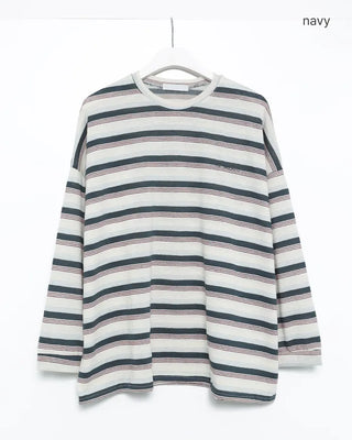 Soft border long-sleeved T-shirt