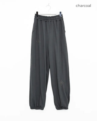 Studded Jogger Pants